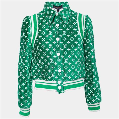 groene louis vuitton jas|louis vuitton bomber jacket.